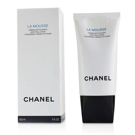 chanel la mousse cleansing cream to foam|chanel la mousse face wash.